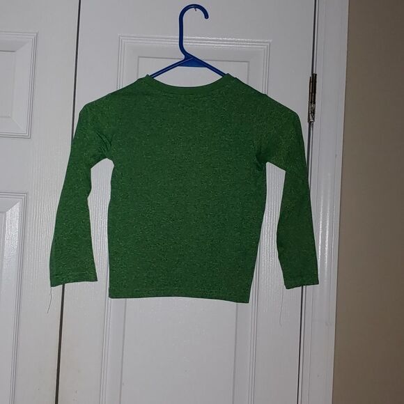 Champion Athletic Green Long Sleeve Dri-fit Tee Kids Shirt  Sz 5T - Picture 2 of 3